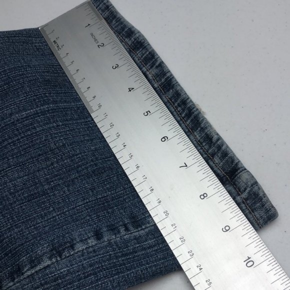 MADE IN CANADA 🇨🇦 EARLY VINTAGE SILVER FLARE BOOTS JEANS 30x33 ⭐️ - Picture 11 of 15